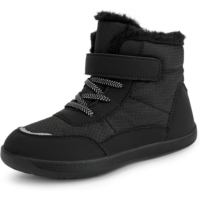 Дитячі зимові балетки Kinder: теплі, непромокаючі, для активного відпочинку та трекінгу, EU25-36, чорний