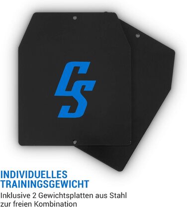 Capital Sports Battlevest 2.0 - вага для тренувань, жилет з вагою, 8.0/13.2 кг, camo/чорний/оливковий (8.0 кг, синій)