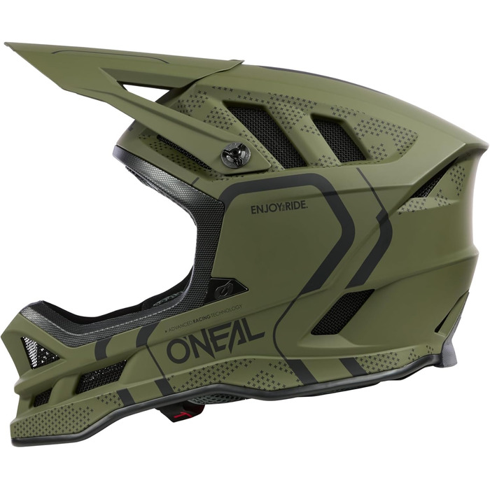 Шолом O'NEAL Blade Polyacrylite Hel Strike чорний/червоний, оливковий/чорний, розмір M