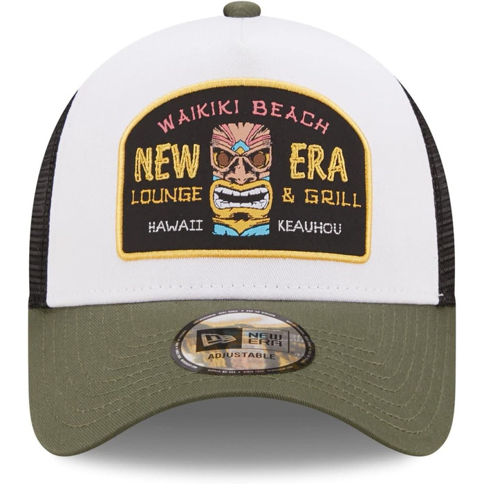 Кепка-тракер New Era Los Angeles Dodgers Camouflage Infill A-Frame Adjustable — камуфляжний регульований головний убір (One Size, #18-29393)