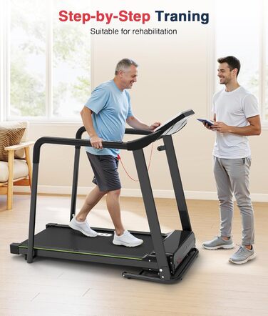 Redliro: тренажер для рівноваги з подовженим поручнем, складний, з підставкою для телефону та чашки, LCD-дисплей, вантажопідйомність 136 кг