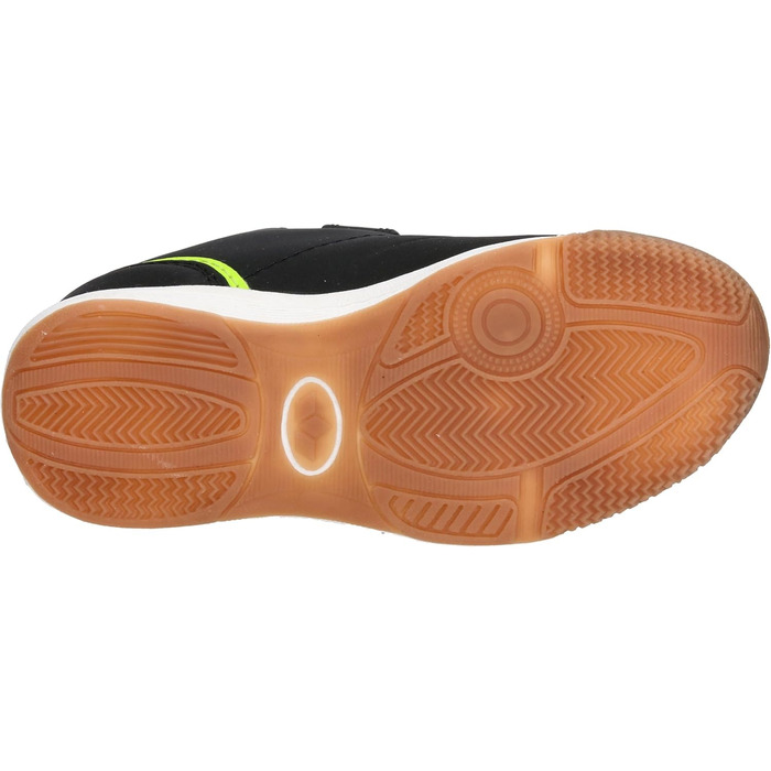 Дитячі спортивні залажні кросівки Lico Marlin для залу (33 EU, чорний/лимонний)