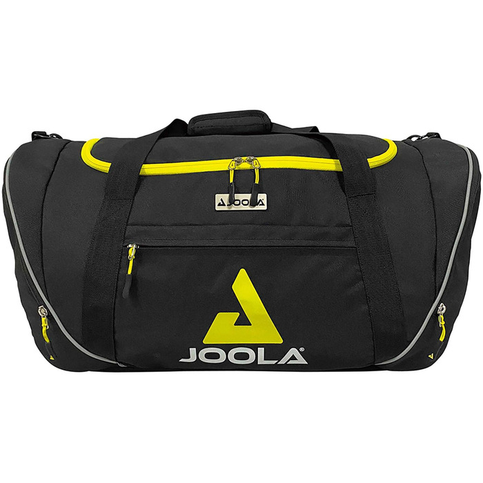Спортивна сумка JOOLA Vision II компактна, 50.8 см, чорна - для фітнесу, подорожей, студентів, спортсменів з м'якими плечовими ременями