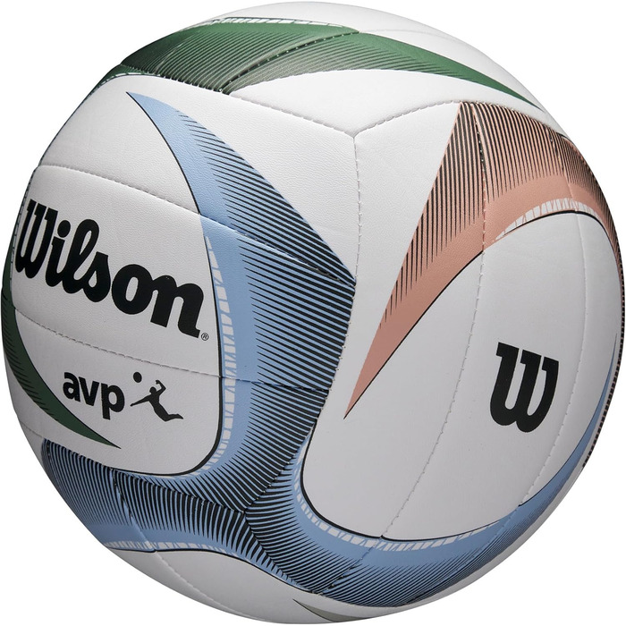 Волейбольний м'яч Wilson AVP PXL, білий/синій/зелений