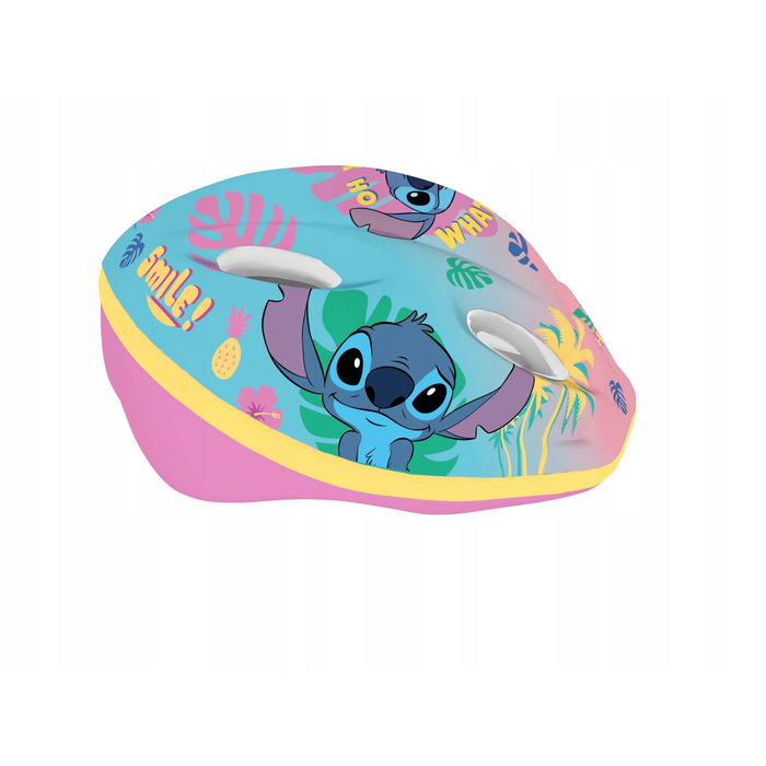 Комплект захисту для роликів та скейта (шолом, наколінники, налокітники) — Stitch