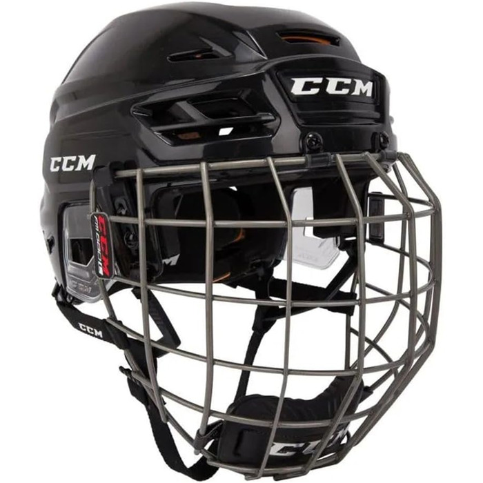 Хокейний шолом CCM Tacks 710 Combo чорний, розмір S