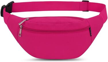 Сумка на пояс жіноча та чоловіча Bauchtasche для спорту, фітнесу, велосипеда. Багатофункціональна сумка-пояс Doggy Bag для телефону, грошей. Водонепроникна (Рожевий)