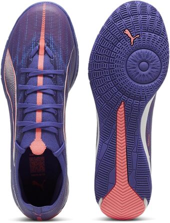 Кросівки футбольні PUMA Ultra 5 Match It, 38 EU, Lapis Lazuli/Puma White/Sunset Glow
