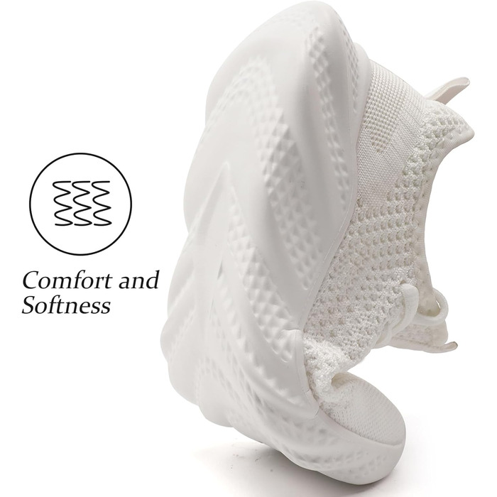 Жіночі кросівки ZGPWZWL: легкі літні спортивні взуття для бігу та повсякденного носіння, білі (37 EU)