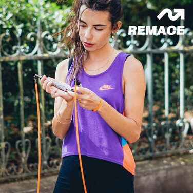 Набір обтяжених скакалок Remace Level 1 (1/4LB, 1/2LB) для фітнесу, боксу та тренувань — 2 скакалки для початківців та середнього рівня