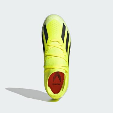 Дитячі футбольні бутси adidas X Crazyfast.3 Indoor для залу, 36 2/3 EU, чорно-жовто-білі