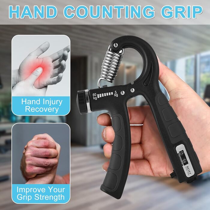 Набір для тренування кисті та пальців, регульоване навантаження 5-60 кг, для спортсменів та відновлення