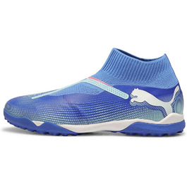 Кросівки футбольні PUMA Future 7 Match+ Ll Tt, 43 EU, блакитний/білий/м'ятний