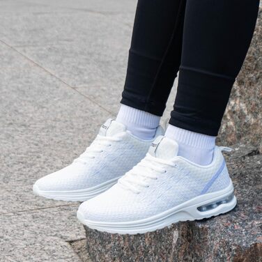 Жіночі кросівки для бігу Hitmars: спортивне взуття з повітряною подушкою, дихаюче, з антиковзкою підошвою, легкі, для бігу по вулицях, фітнесу, ходьби, розмір EU 42