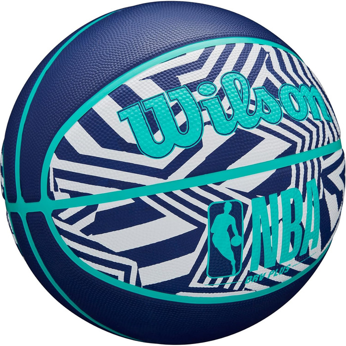 Баскетбольний м’яч Wilson NBA DRV Plus Dazzle Camo для вулиці, розміри 6 і 7