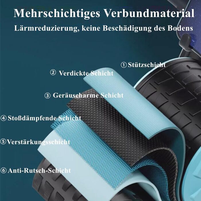 Ролик для пресу з автоматичним відскоком та підтримкою ліктів, чорний
