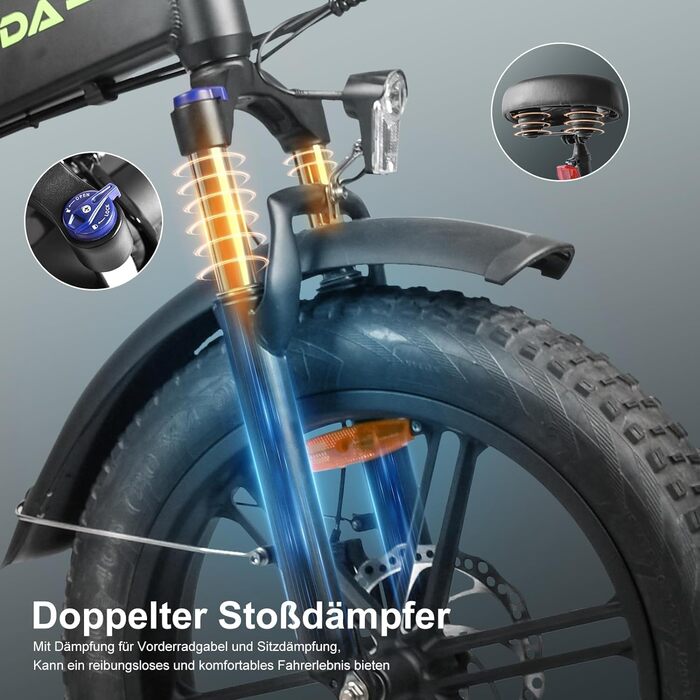 Електровелосипед KAISDA K2M 20