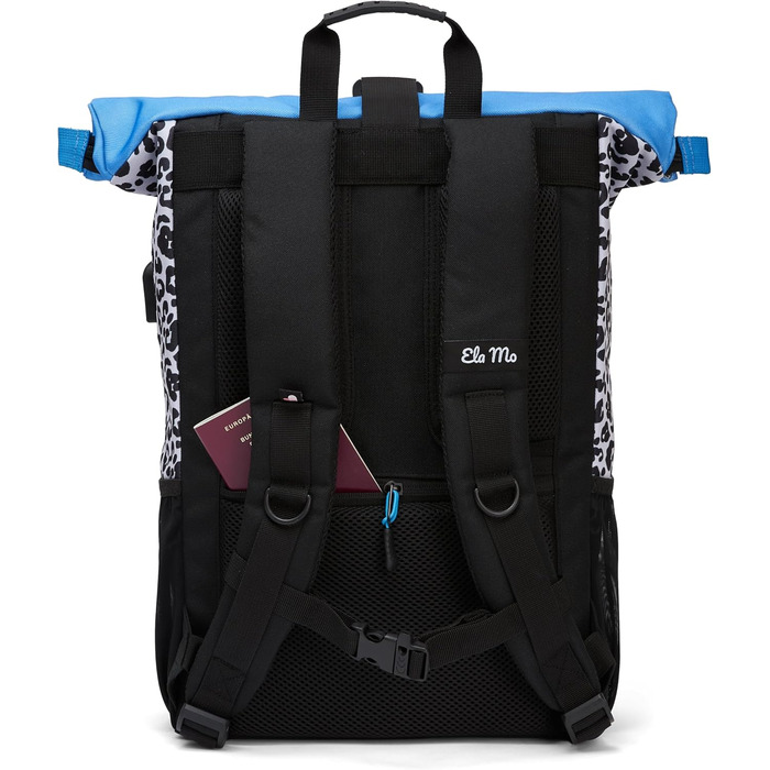 Жіночий рюкзак Ela Mo Rolltop 18 л Лео — стильний і зручний шкільний рюкзак