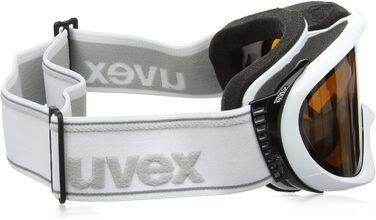 Гірськолижна маска Uvex Comanche Pola S2 біла, з поляризацією