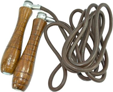 Стрибкова скакалка Senshi Japan з утяженими ручками, анти-втомні ручки, вагова скакалка для чоловіків, жінок та дітей, 600 г – ручки з палісандру