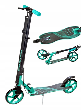 Самокат Raven Anabel Black/Mint, 200 мм, з гальмом