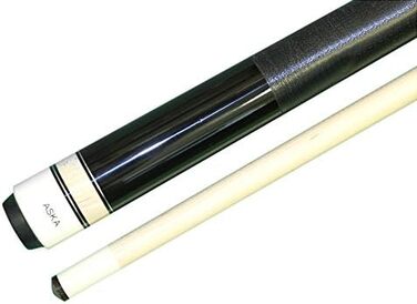 Більярдний кий ASKA L2, 147.3 см, канадський клен, твердий наконечник 13 мм, 2-секційний (21 унція, чорний)