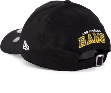 Кепка New Era 9Forty NFL Los Angeles Rams чорна (однак розмір)
