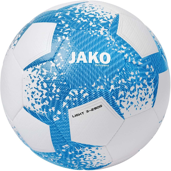 Футбольний м'яч JAKO Lightball Performance 2308, 290 г, біло-синій, розмір 3