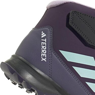 Дитячі зимові черевики adidas Terrex Snow CF Climawarm для дітей, 38 2/3 EU, Aurora Plum/Semi Flash Aqua/Powder Plum