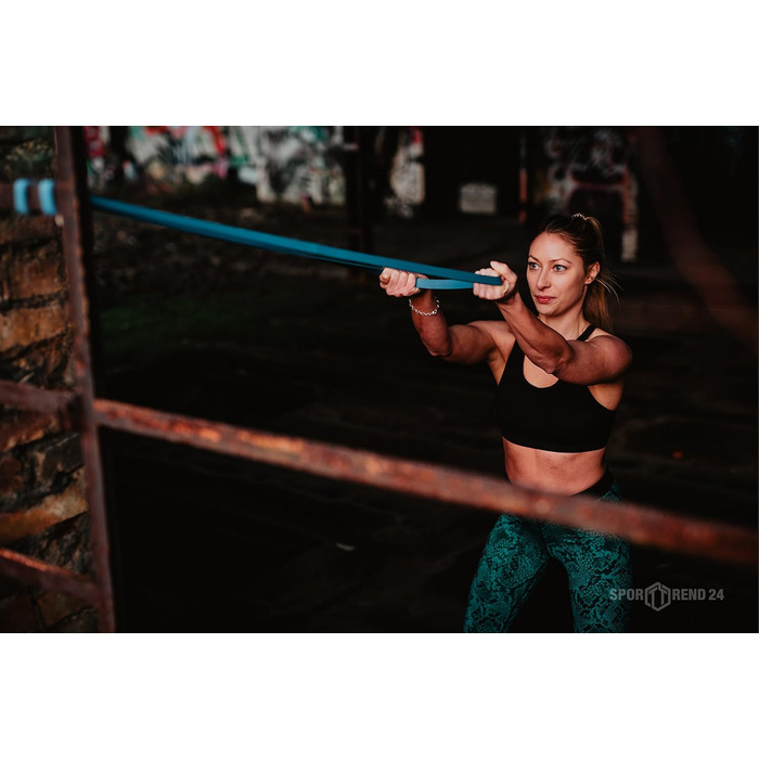 Еспандери Sporttrend 24® для фітнесу та мобільності (104 см) різної сили та кольорів