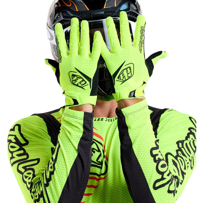 Мотоперчатки Troy Lee Designs Herren Flo Yellow XL