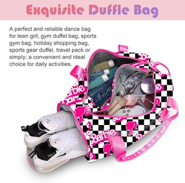 Дитяча спортивна сумка-рюкзак для плавання та гімнастики з відділенням для взуття та мокрих речей, яскрава сумка з принтом 'Райдуга' для дівчаток