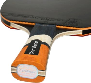 Ракетка для настільного тенісу CORNILLEAU Perform 800 Indoor — професійна, ITTF-накладки (5 зірок), технології AERO та OFC для максимального спіну, 5-шаровий дерев'яний лист