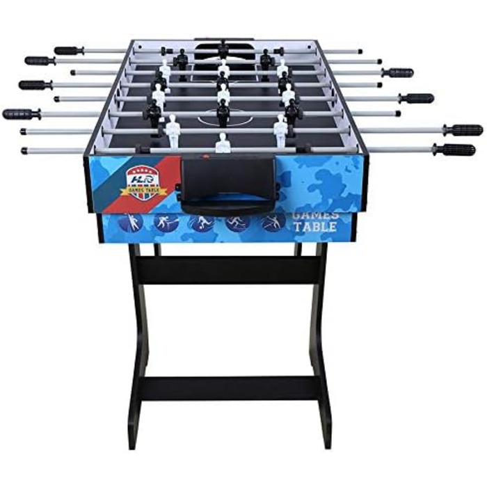 Складаний ігровий стіл 5-в-1 для футболу, хокею, тенісу, більярду та баскетболу