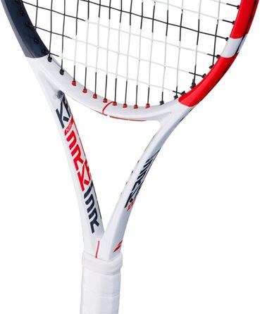 Тенісна ракетка Babolat Pure Strike 100 U, біло-червона, для професіоналів
