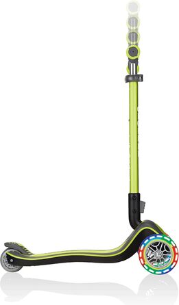 Дитячий самокат GLOBBER Elite Roller, 3-колісний, світлодіодні колеса, регульована висота, для дітей від 3 років, 120/80 мм, підшипники ABEC 5