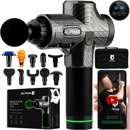 Набір для масажу тіла Alpha AMG-01, чорний