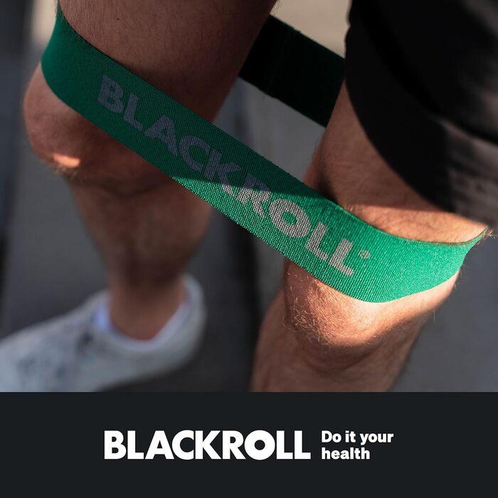 BLACKROLL® Loop Band 32 см – фітнес-резинка для функціональних тренувань, гіпоалергенна стрічка-еспандер для дому, офісу або вулиці, набір з 3-х рівнів опору (помаранчева, зелена, синя), вироблено в Німеччині