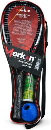 Набір для бадмінтона Speed-Badminton: 2 алюмінієві ракетки, сумка, 58.9 см