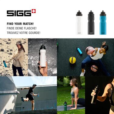 Фляга для велосипеда SIGG Alu 0.75л (Зелена) - Швейцарія, спортивний ковпачок, без BPA, легка, герметична