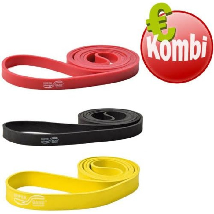 Гумові розтяжки Dittmann Jumbo Kombi Level 1-3 для моделювання (набір)