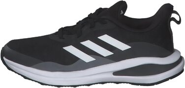 Дитячі кросівки adidas Fortarun K для тренувань (30 EU, чорний/білий/сірий)
