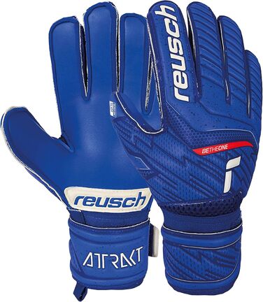 Воротарські рукавички Reusch Attrakt Silver Junior 3.5, сині, для дітей