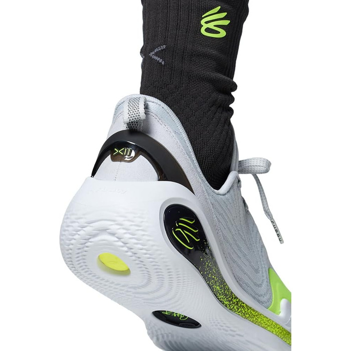 Кросівки баскетбольні чоловічі Under Armour Curry 12 EXTL, сірий, чорний, білий (47.5 EU, Halo Grey Black)