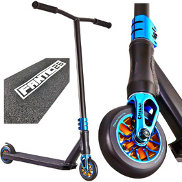 Трюковий самокат Chilli Pro Reaper 110 мм Ocean Neochrome Blue з наклейкою F26 і гриптейпом Fantic26 Team
