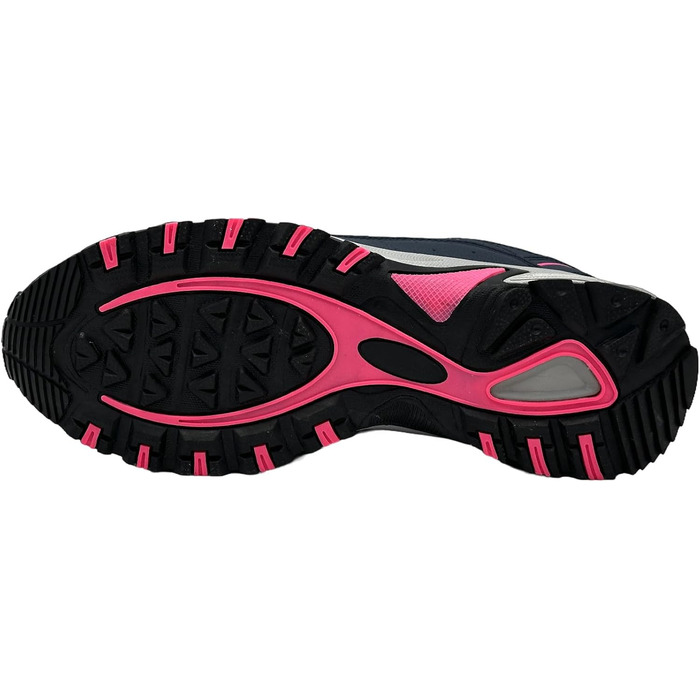 Туфлі для трекінгу та трейлраннінгу Softshell для жінок та чоловіків, 39 EU, темно-синій та фуксія