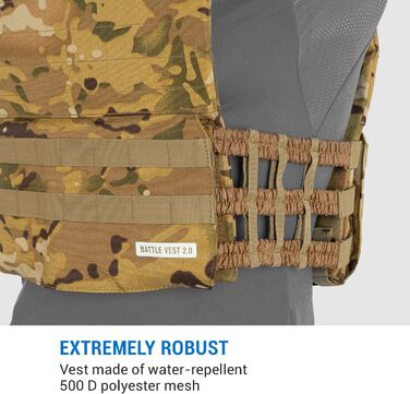 Capital Sports Battlevest 2.0 - Вага жилет для тренувань, 13.2 кг, камуфляж