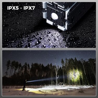 Кемпінговий ліхтар Clemas: перезарядна LED лампа 14000 mAh з магнітом, 6000LM, IPX5, для кемпінгу та будівництва