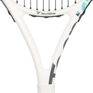 Тенісна ракетка Tecnifibre Tempo 275 г, універсальна, біла, розмір ручки 4 1/4 дюйма, без струн