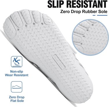 Аквашузи для чоловіків та жінок - швидковисихаючі, нековзні, легкі, для плавання та відпочинку на пляжі, розмір 35-47